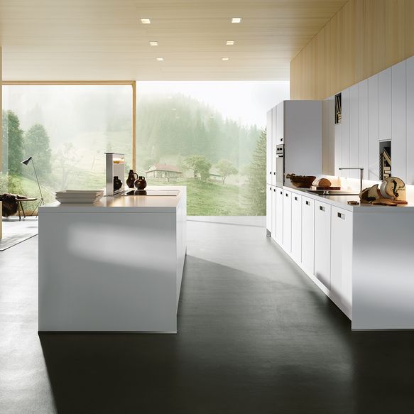 weiße next125 Küche weiß