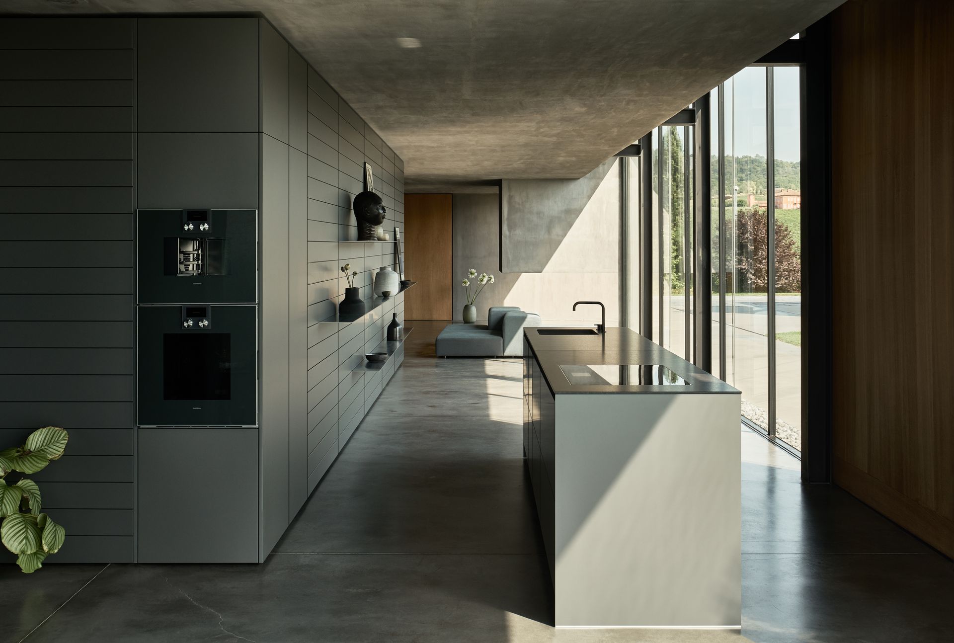 graue Poggenpohl Küche Segmento diamondgrey