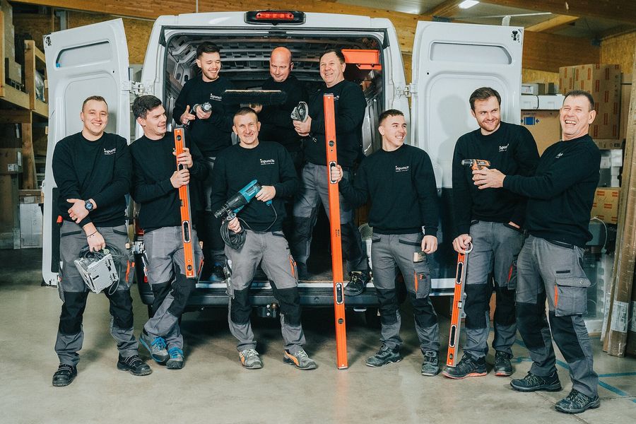 Team der Küchenmonteure von inpuncto