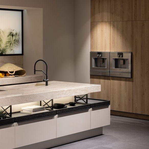 Poggenpohl Küche Modo in champagnesilver