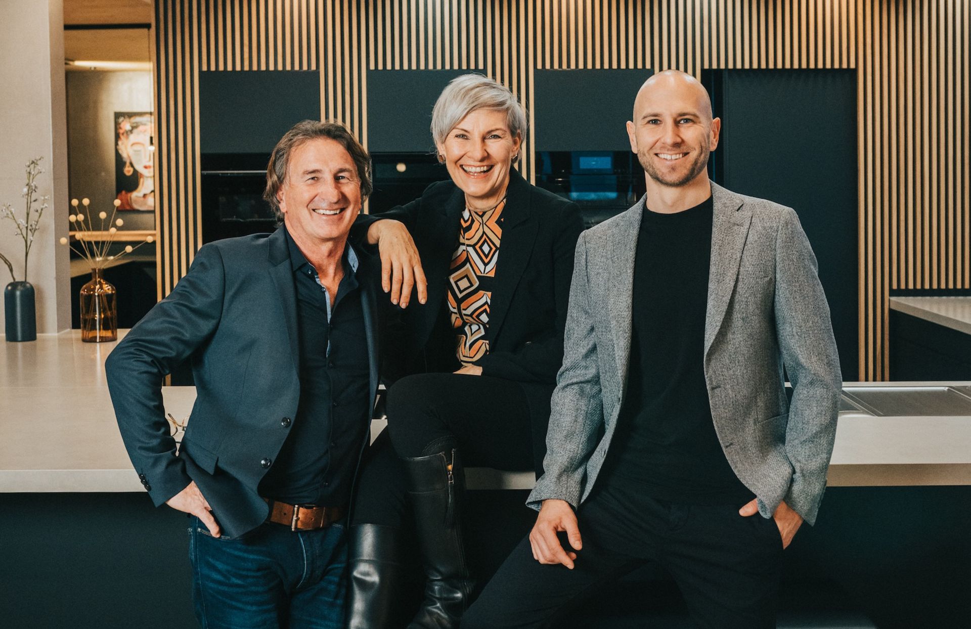 Die Familie Palummo stellt sich im Küchenstudio inpuncto ihren Kunden vor