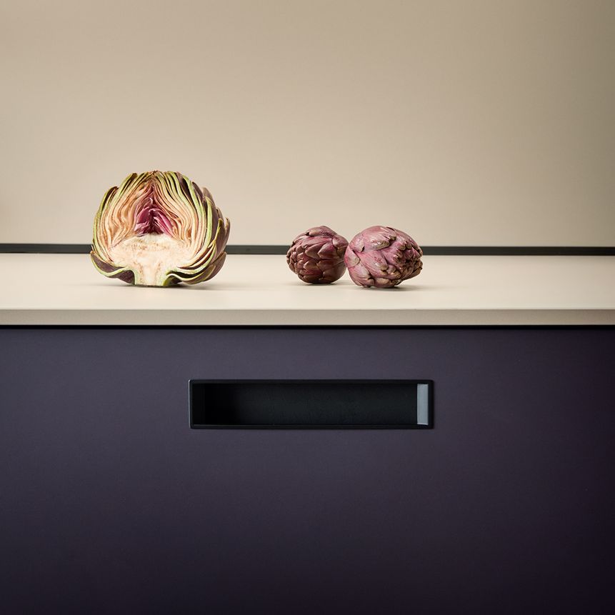 systemo Arbeitsplatte und Nische 