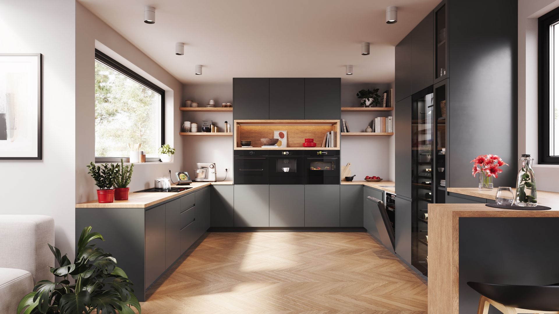 Bosch verschiedene Einbau Küchengeräte 