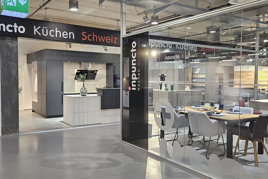inpuncto Küchen Ausstellung in der bauarena in Volketswil