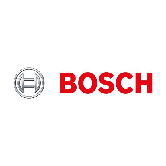 BOSCH Logo on silber und rot