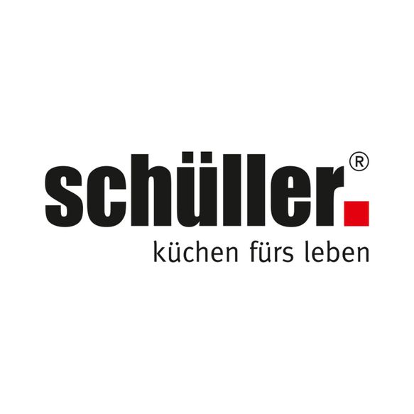 Schüller - Küchen fürs Leben - Logo in schwarz und rot