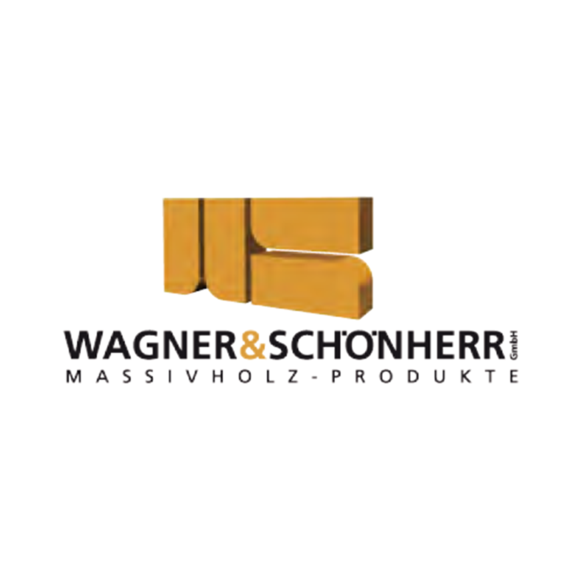 Wagner und Schönherr Logo in schwarz und orange